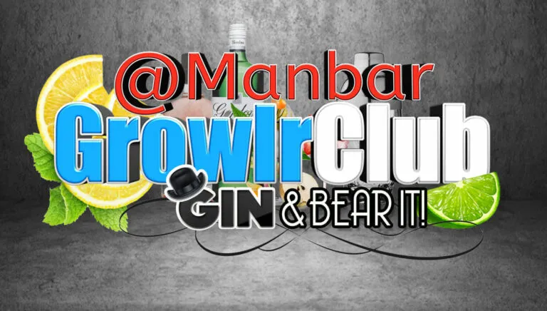 Manbar, GROWLR Club + Gin & Bear it 1 man bar growlr club gin n bear it